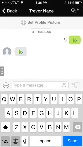 cant open kik app