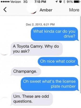 The very cheesy pick-up lines used on Tinder