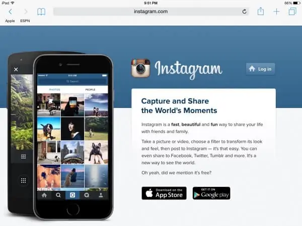 instagram web