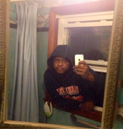 funny mirror selfie
