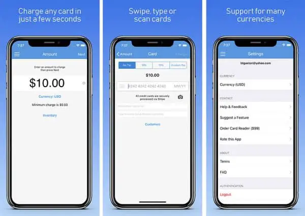 ChargeStripe is a must have app for small business.