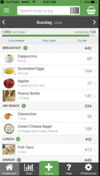 free food tracking apps for iphone